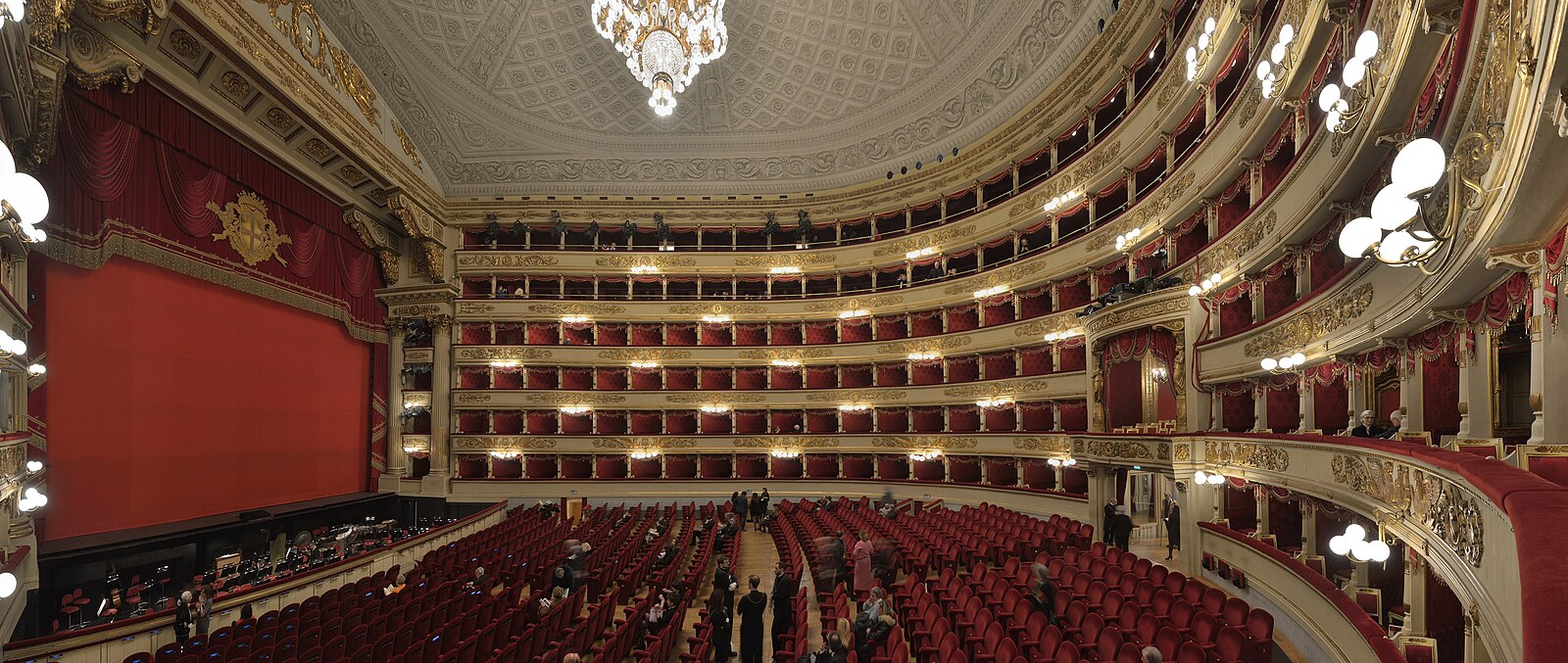 Teatro alla Scala interior (Milan) — public domain, Wikimedia Commons